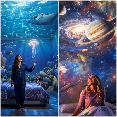 Luvanero 360°SmartHolographicStarrySkyProjector✨