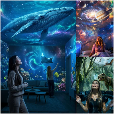 Luvanero 360°SmartHolographicStarrySkyProjector✨