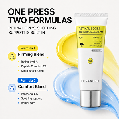 💜LUVANERO  Dual-Action Firming Cream – 0.05% Retinal, 3% Matrixyl & 5% Panthenol for Wrinkles, Fine Lines & Firmer-Looking Skin ✨