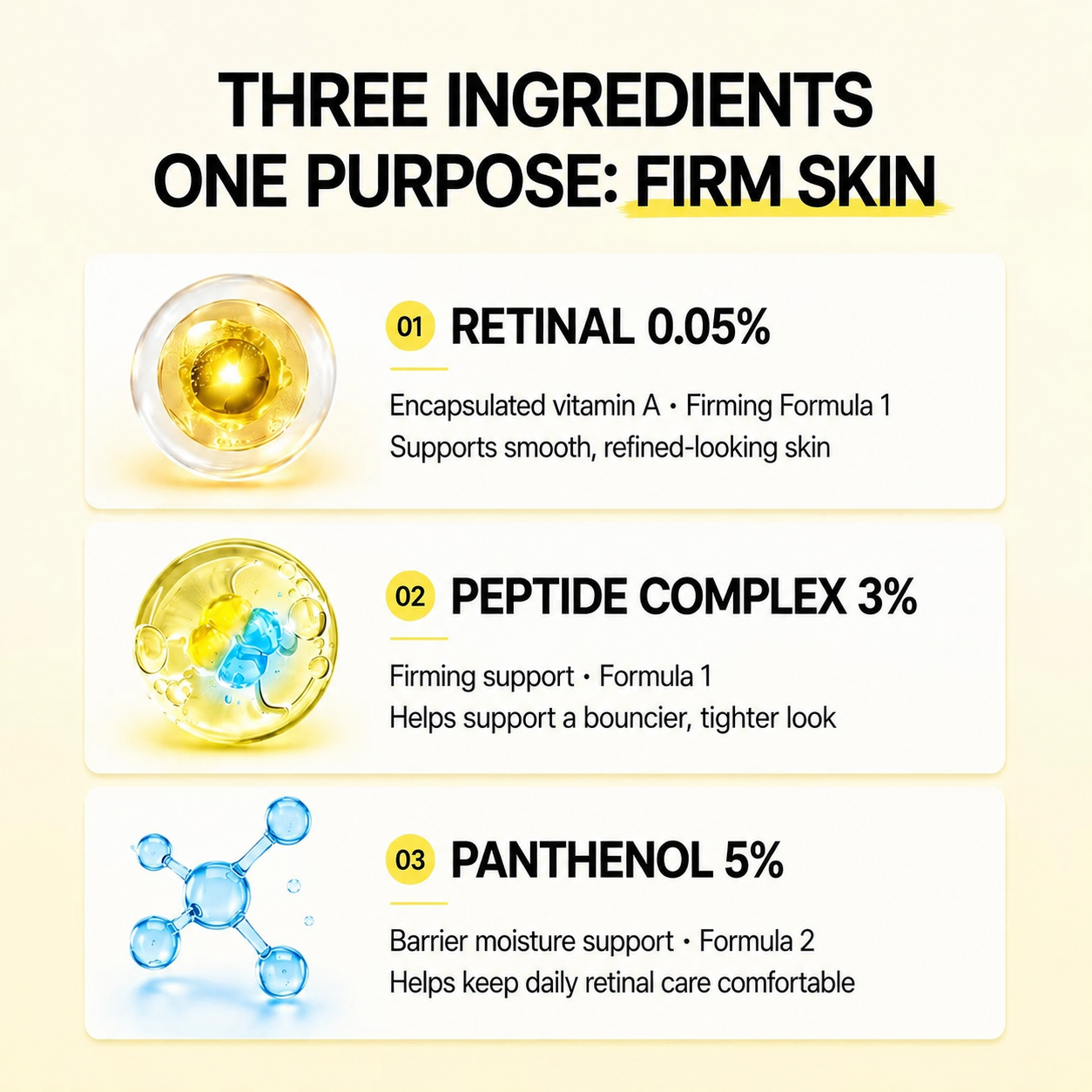 💜LUVANERO  Dual-Action Firming Cream – 0.05% Retinal, 3% Matrixyl & 5% Panthenol for Wrinkles, Fine Lines & Firmer-Looking Skin ✨