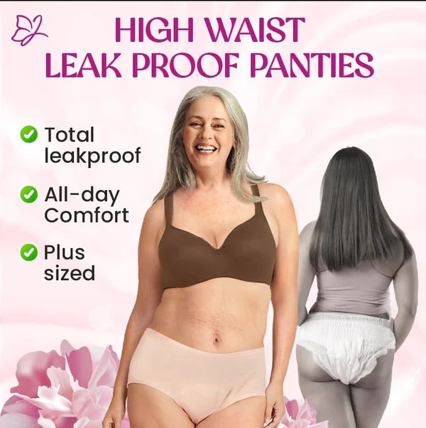 ⏳Last Day-Buy 1 Get 3 Packs!!🔥2026 Best-Selling🏆LunaBloom™ High-Waist Leak-Proof Panties ✨Butter-soft, ultra-stretchy & discreetly protective 🍃